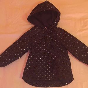 Fleece lined raincoat OshKosh B'gosh. Gently used